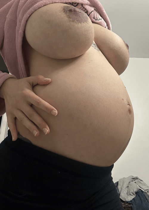 You don't have to wear a condom because I'm already pregnant