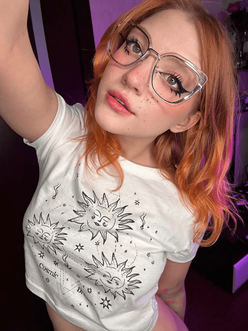 Showing my sexiest glasses