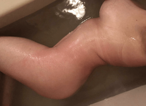 Old cheerleading trick- bending my body into a letter ðŸ˜‰ (f)