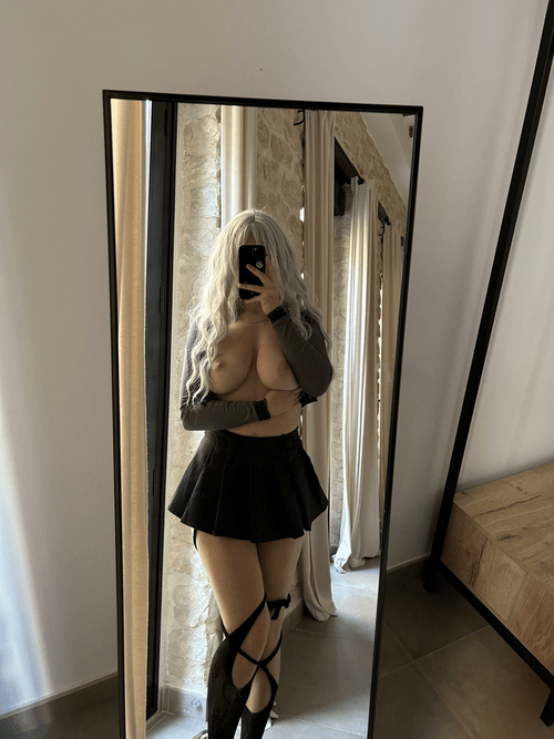 I'm offering you a deal: You suck my boobs I suck your cock